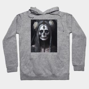 Painting of Santa Muerte Hoodie